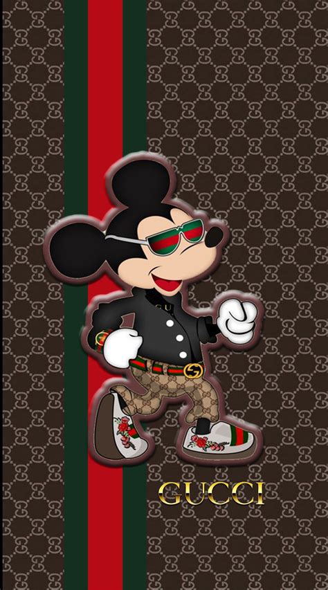 gucci mickey mouse wallpaper|gucci simpsons wallpaper.